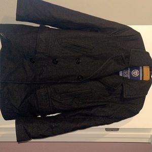 Men Pea coat size M